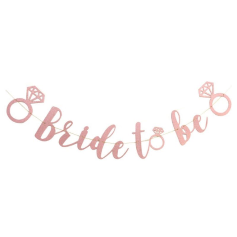 Pink Bride To Be Banner