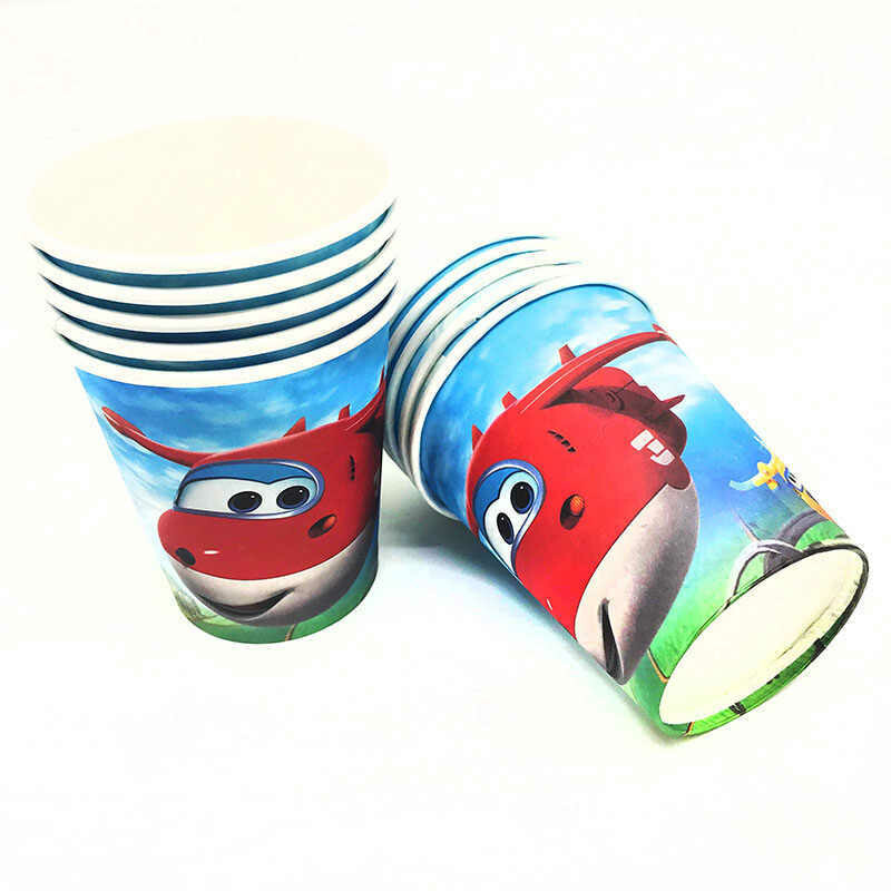 Planes Cups /10Pcs