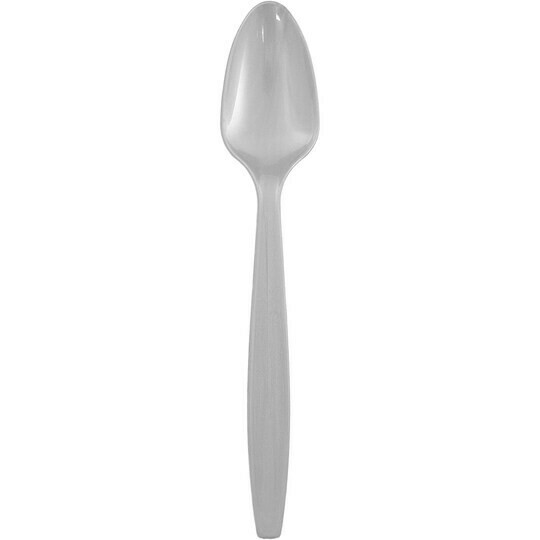 Silver Plastic Spoons /20Pcs