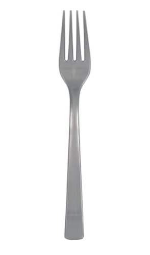 Silver Plastic Forks /20Pcs