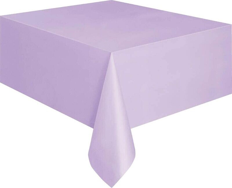 Lavender Plastic Tablecover