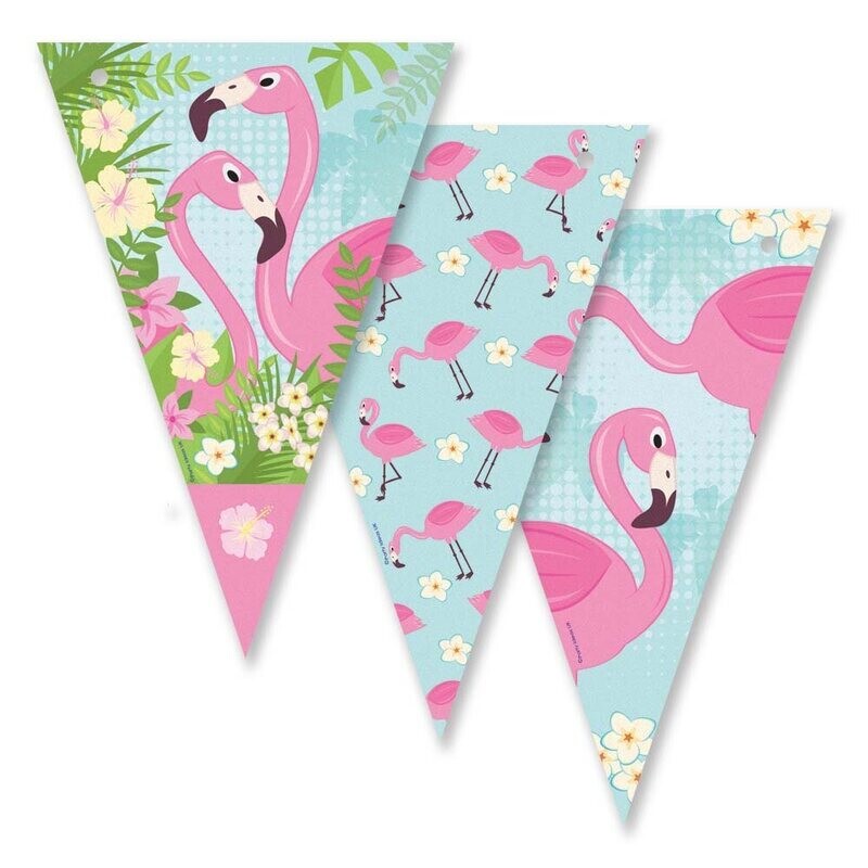 Flamingo Flag Banner