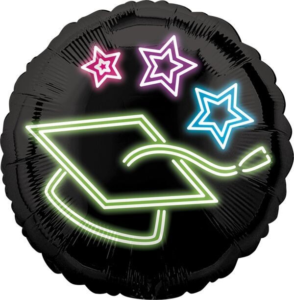 Neon Grad Foil Balloon