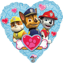 Paw Patrol Love Boy Foil Balloon