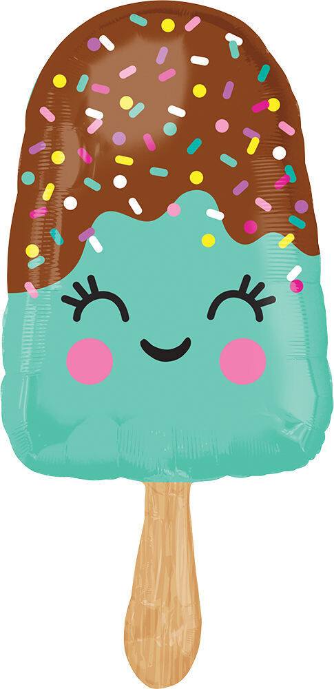 SuperShape Happy Ice Cream Bar Foil Balloon