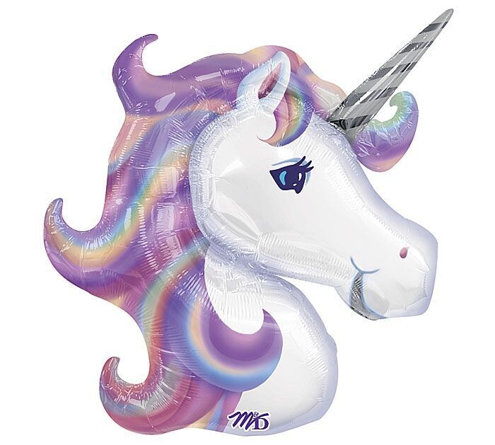 Supershape Rainbow Unicorn Purple Foil Balloon Supershape Rainbow Unicorn Purple Foil Balloon