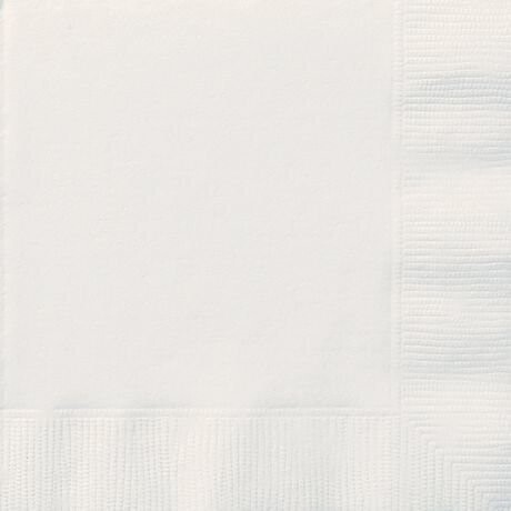 White Lunch Napkins /20pcs