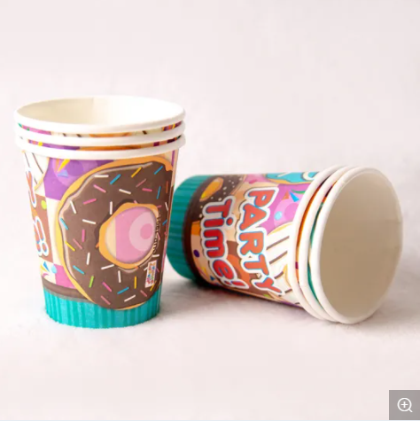 Donut Paper cups /10Pcs