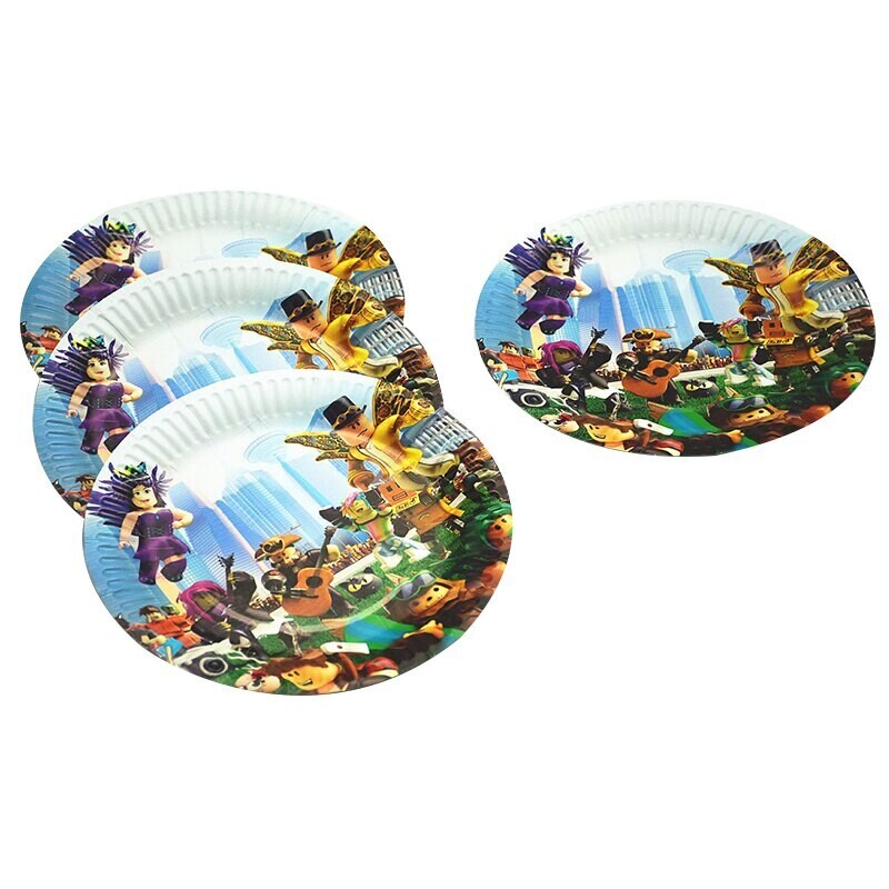 Roblox Paper Plates /10Pcs