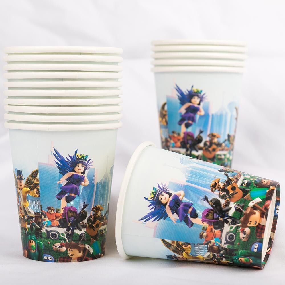 Roblox Paper Cups /10Pcs