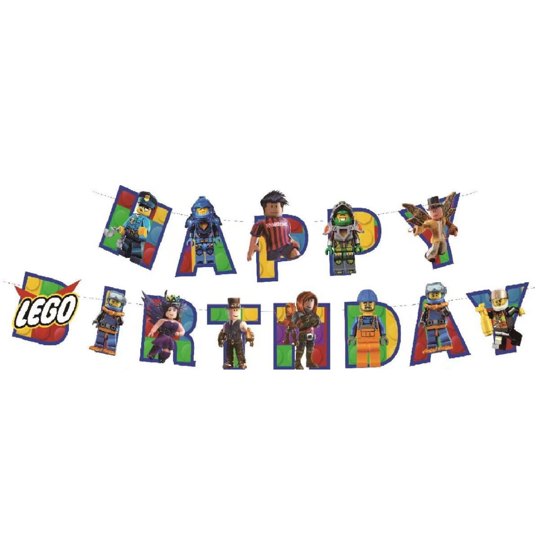 Roblox Lego Happy Birthday Banner