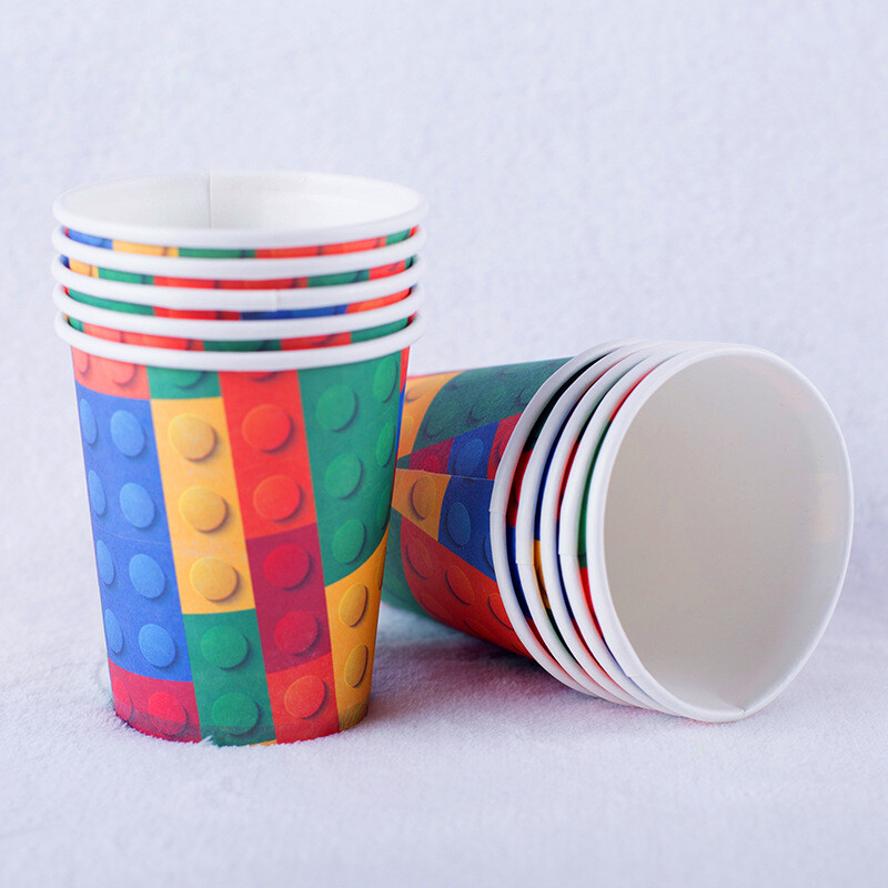 Lego Paper Cups /10Pcs