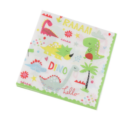 Cute Dino Napkins /20pcs