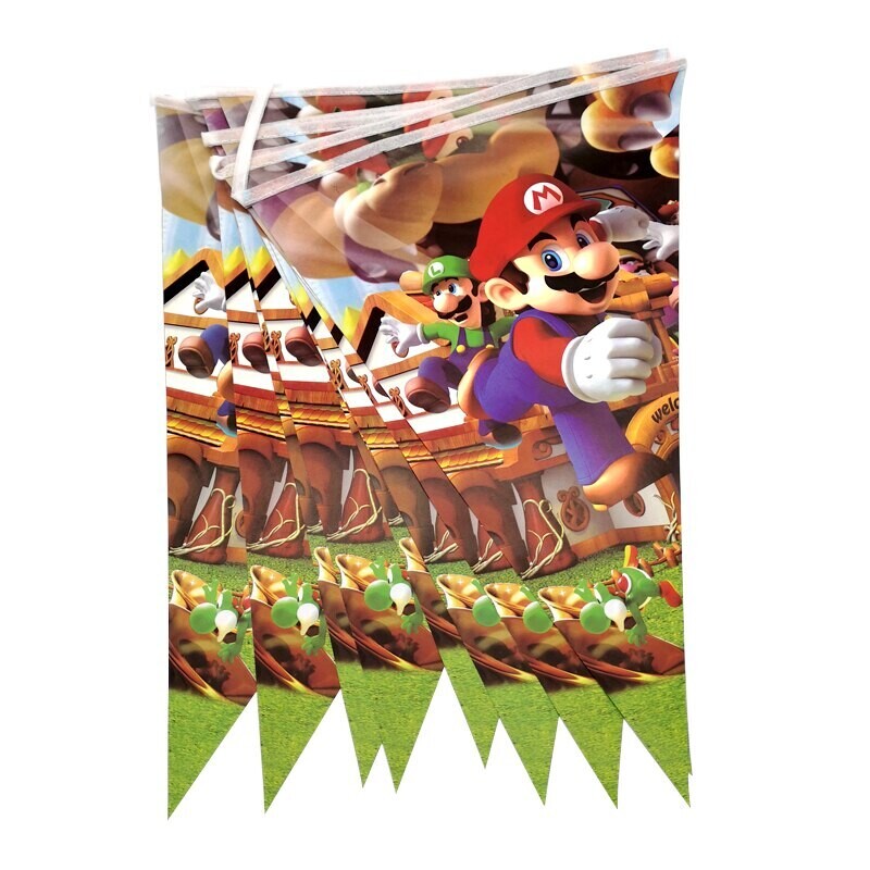 Super Mario Flag Banner