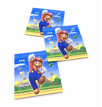 Super Mario Napkins /20Pcs