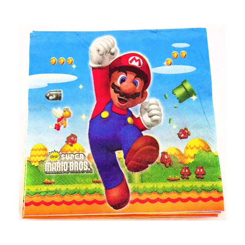 Super Mario Napkins /20Pcs