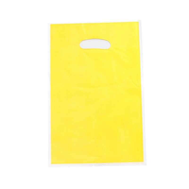 Sunflower Yellow Plastic Loot Bags /10Pcs