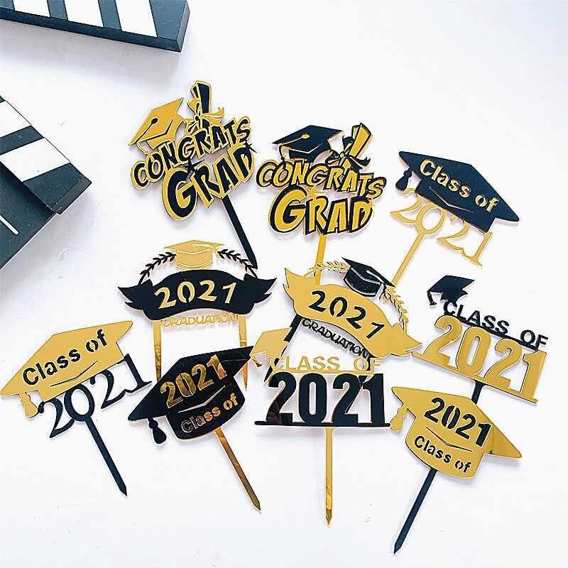 Congrats Grad Cake Topper /1Pc