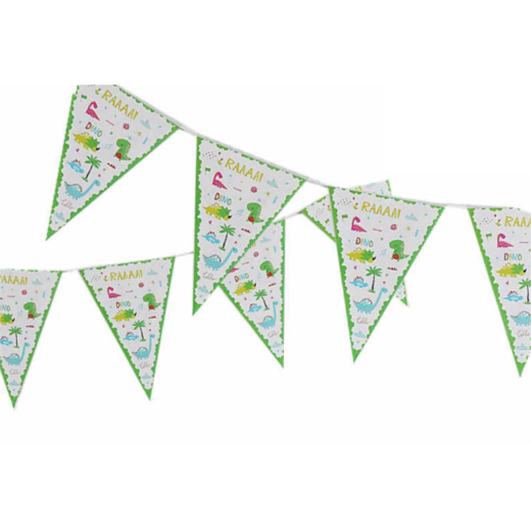 Cute Dino Flag Banner