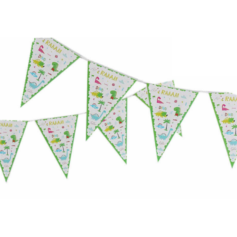 Cute Dino Flag Banner