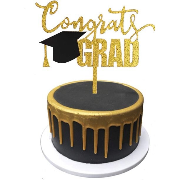 Congrats Grad Cake Topper /1Pc