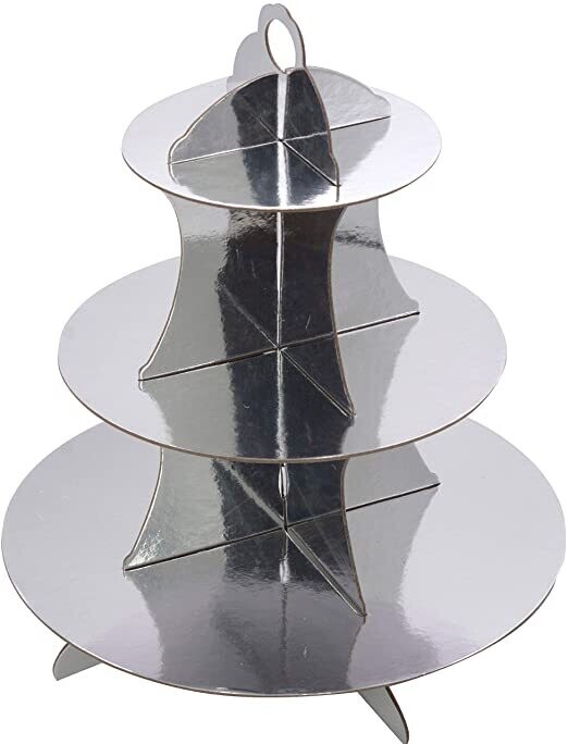 Silver Cupcake Stand