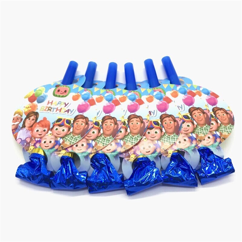 Cocomelon Blowouts /6Pcs