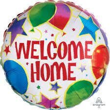 Welcome Home Celebration Foil Balloon