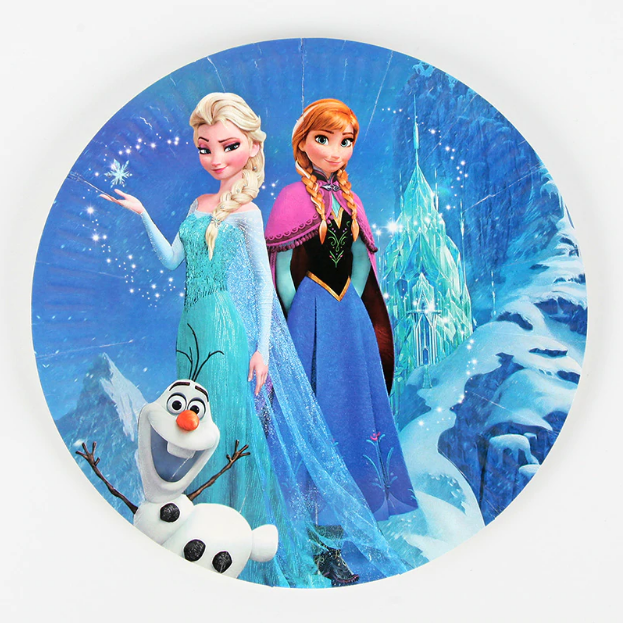 Frozen Paper Plates  /10Pcs