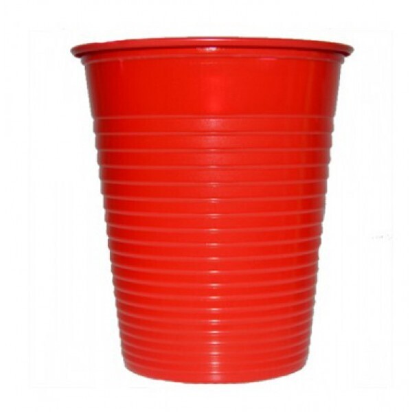 Plastic Cups Red /10Pcs