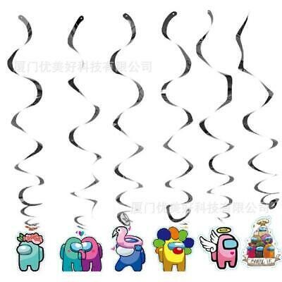 Among Us Hanging Swirls /6Pcs