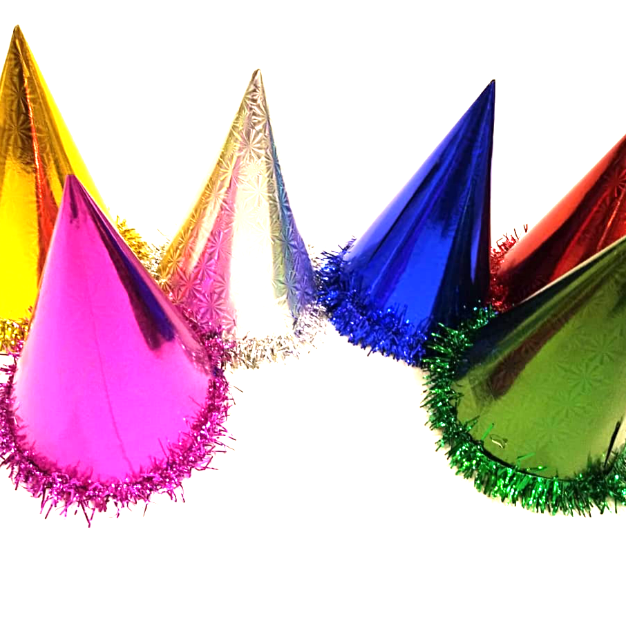 Colorful Prismatic Hats /5Pc