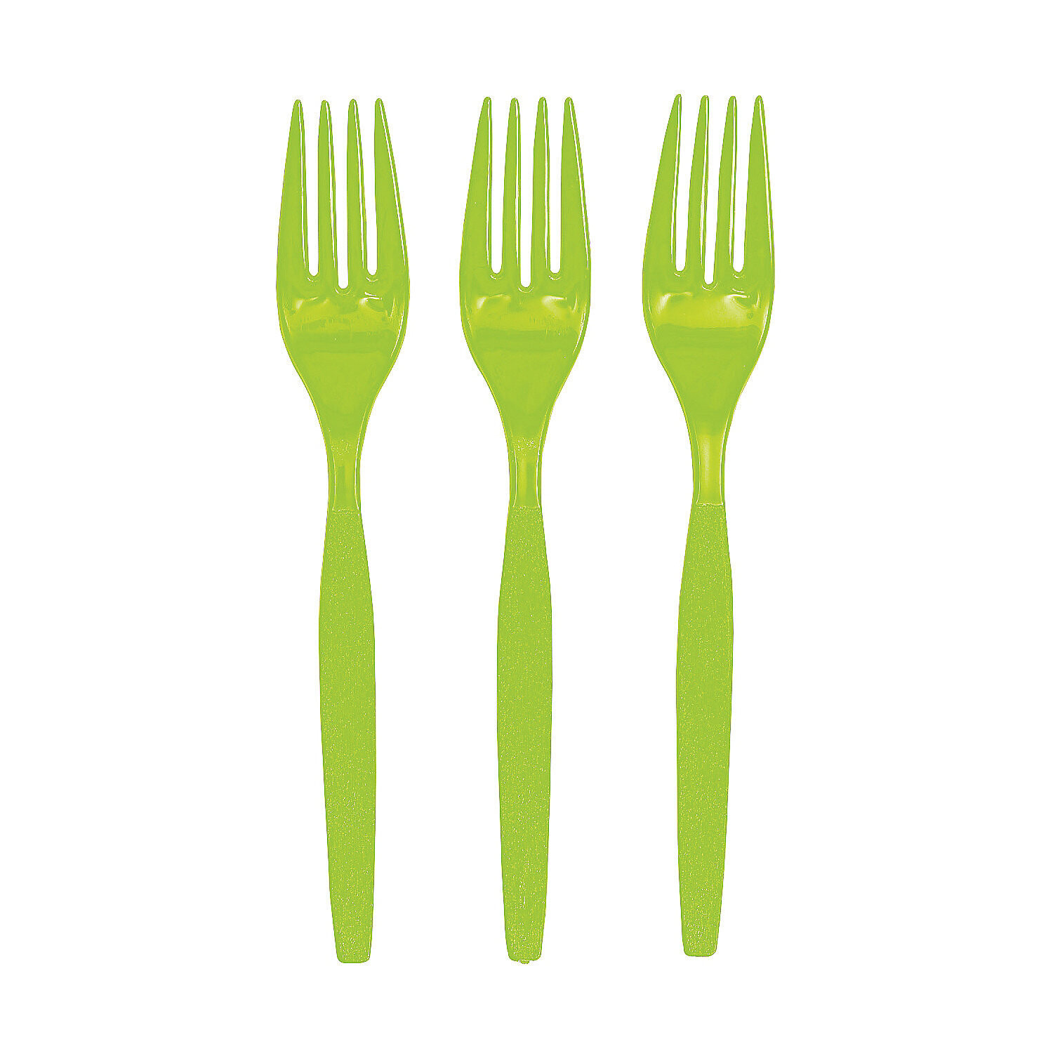 Lime Green Forks /20Pcs