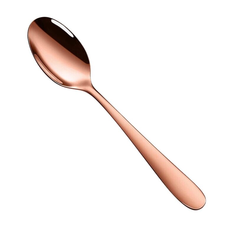Metallic Rose Gold Spoons /10Pcs