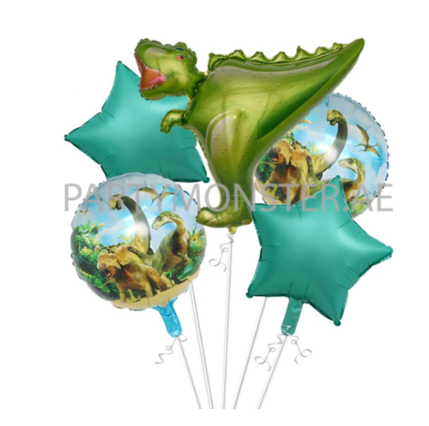 Dinosaur Party Foil Balloon Bouquet