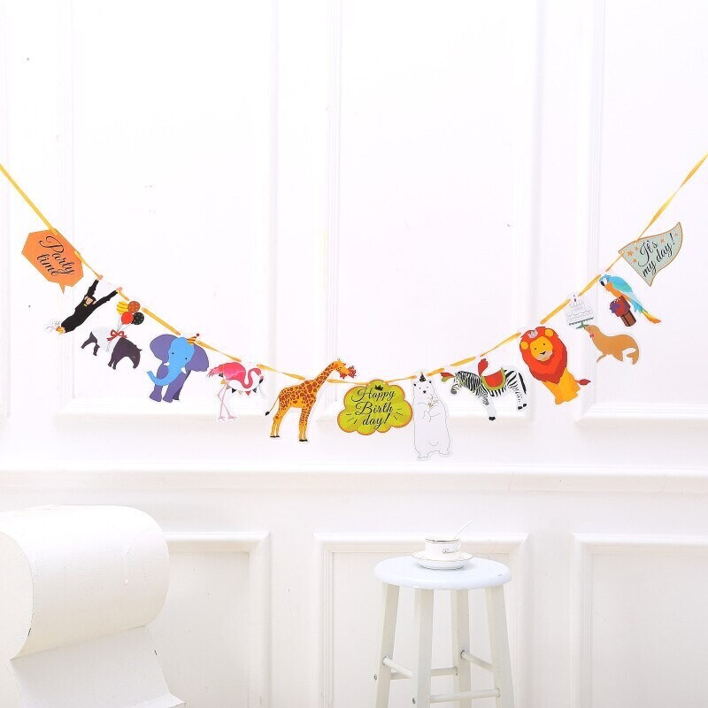 Zoo Jungle Animals Banner