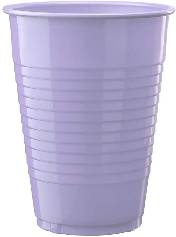 Lavender Plastic Cups /10Pcs