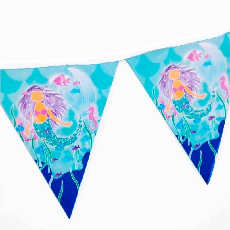 Mermaid Flag Banner