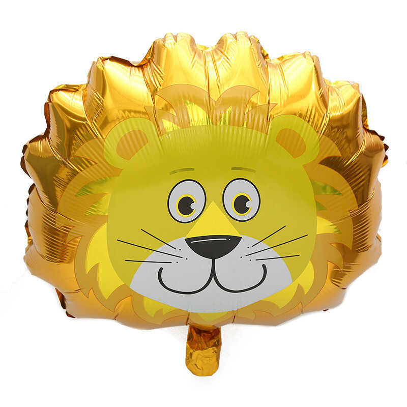 Lion Head Foil Balloon