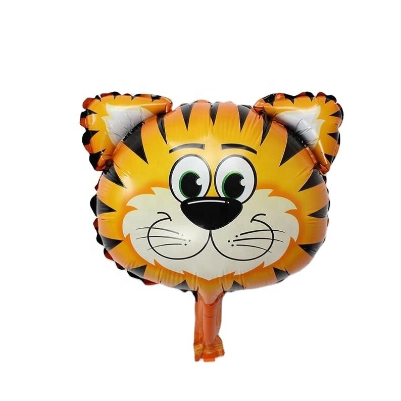 Tiger Head Foil Balloon