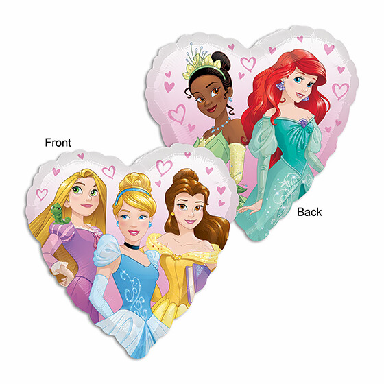 Princess Dream Big Heart Foil Balloon