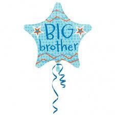 Big Brother Star Foil Balloon