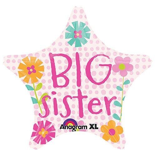 Big Sister Star Foil Balloon