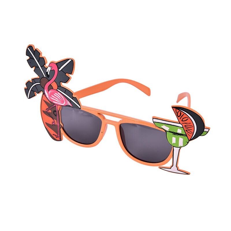 Hawaiian Multicolor Plastic Sunglasses /1Pc