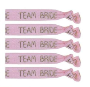 Team Bride Pink Bracelets /6Pcs