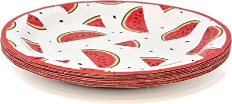 Paper Plates Watermelon /10Pcs