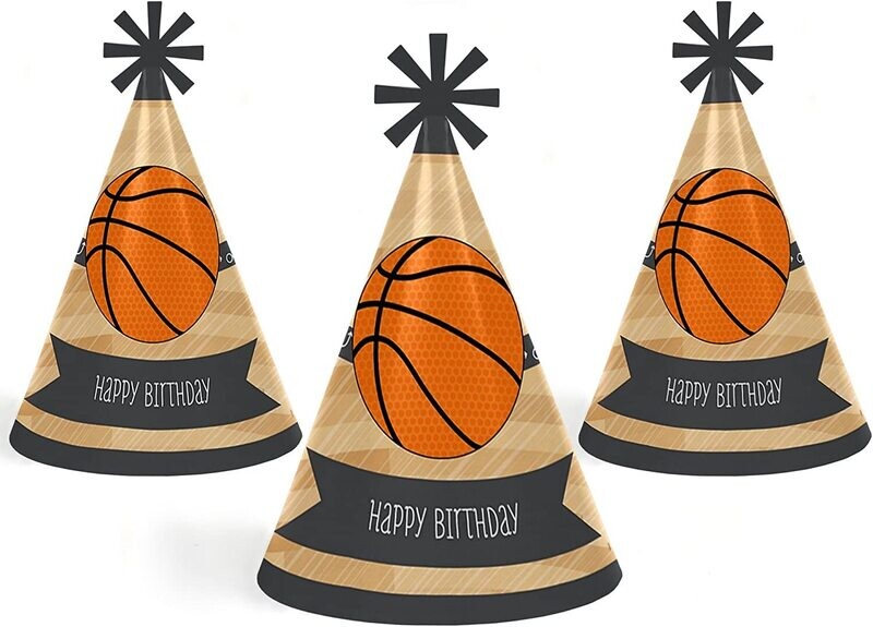 Basketball Paper Hats /5 PCs