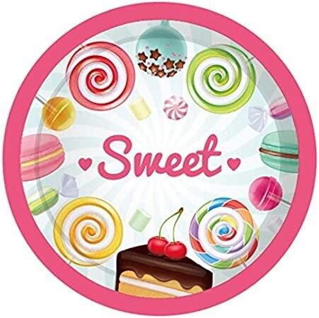 Sweet Candy Plates /10Pcs