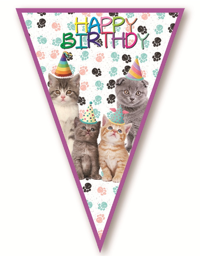 Cute Kitty Flag Banner