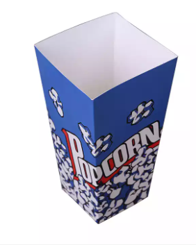 Blue Popcorn Treat Boxes /10 PCs